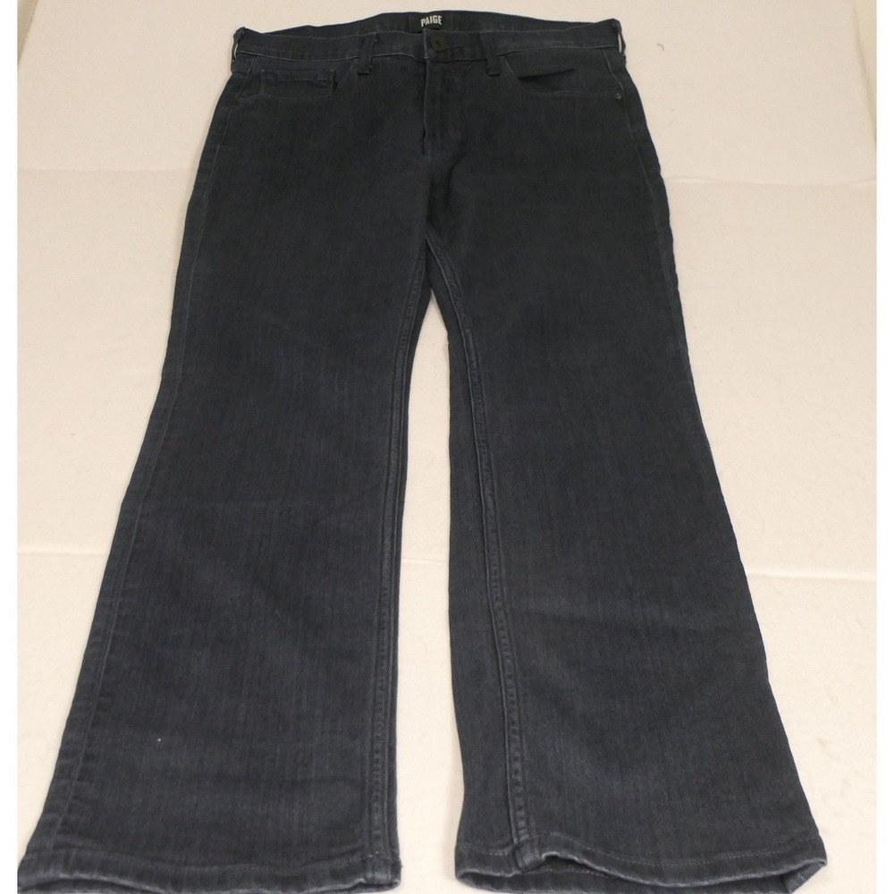 Paige Womens Jeans 32 Inkwell Federal Slim Straight Minimalist Quiet‎ Luxury